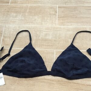 Old Navy Blue Bikini Triangle Top